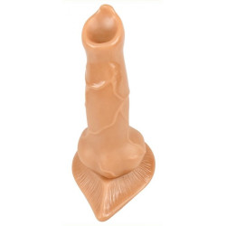 Animalorny Gode Dog Cock 12 x 4cm Flesh